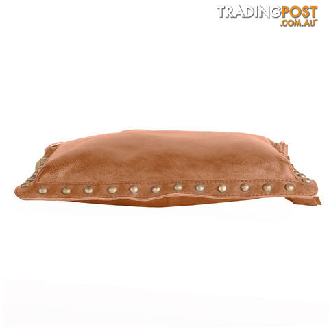 WILD TAN GENUINE LEATHER LADIES HANDBAG