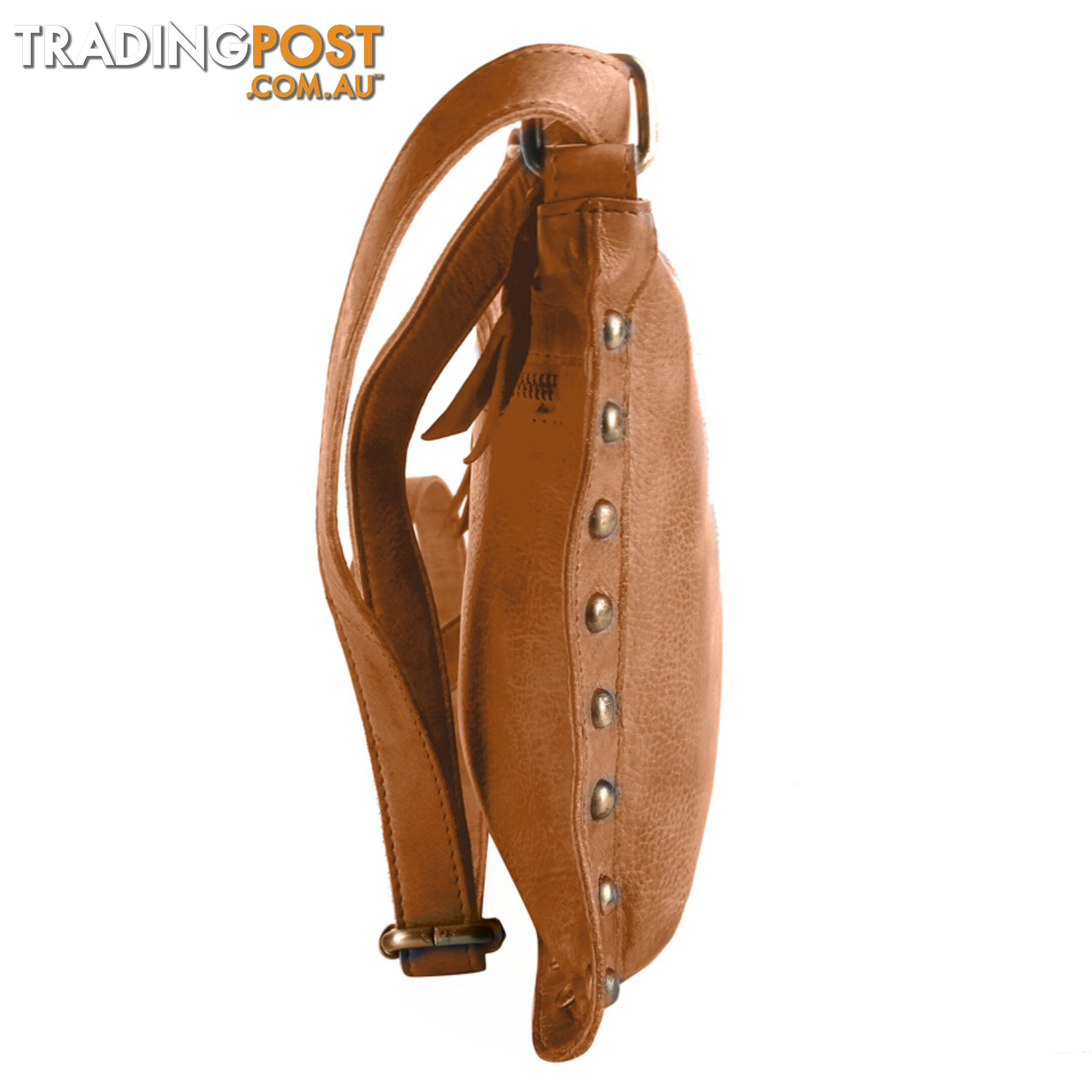 WILD TAN GENUINE LEATHER LADIES HANDBAG