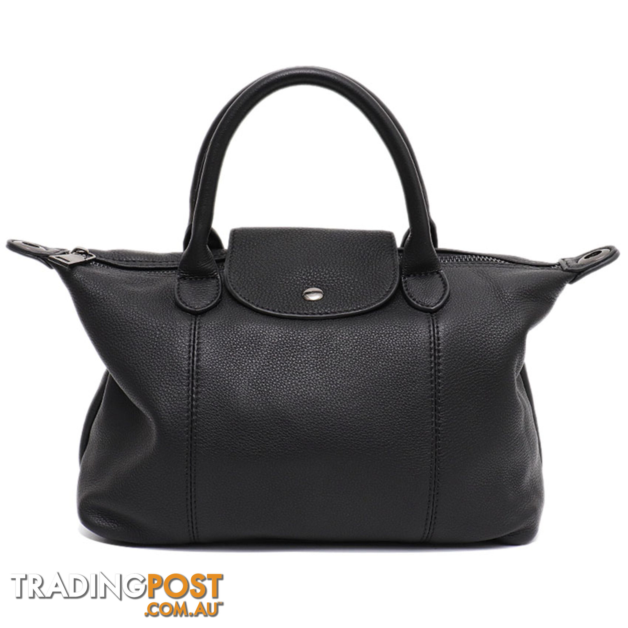 DREAMY BLACK GENUINE LEATHER WOMENS HANDBAG