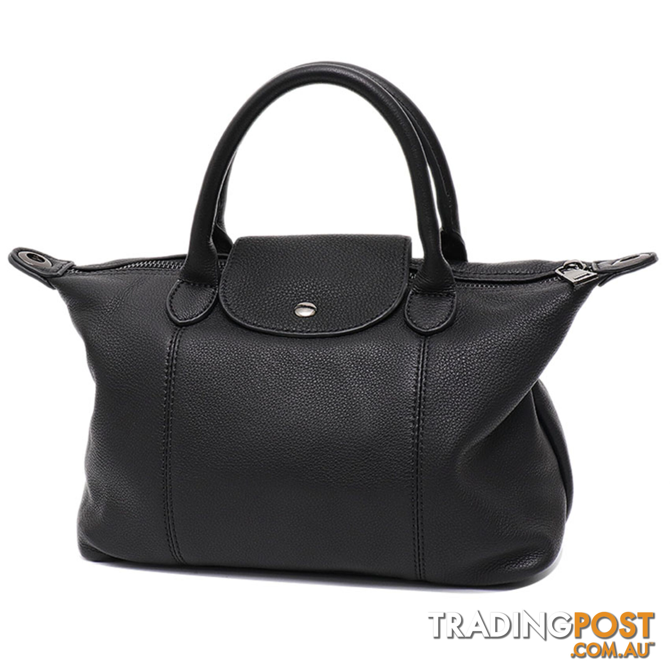 DREAMY BLACK GENUINE LEATHER WOMENS HANDBAG