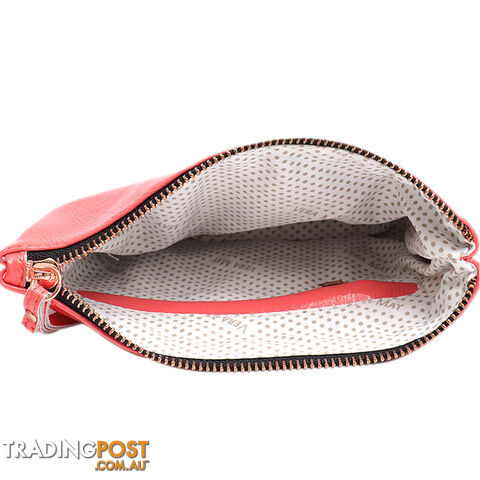 GIA CORAL GENUINE LEATHER LADIES CLUTCH - photo 2 of 3