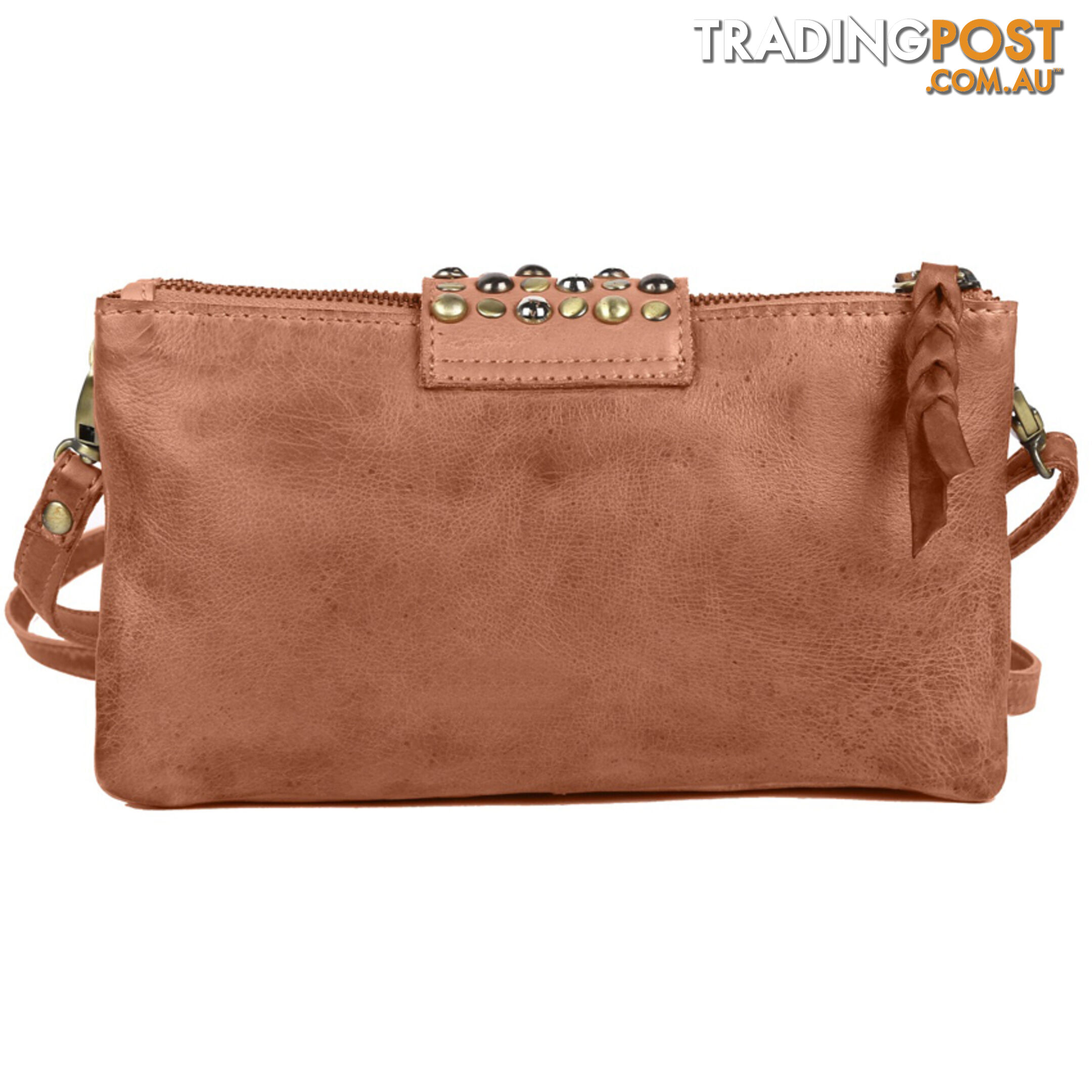 WALDEN TAN GENUINE LEATHER LADIES HANDBAG