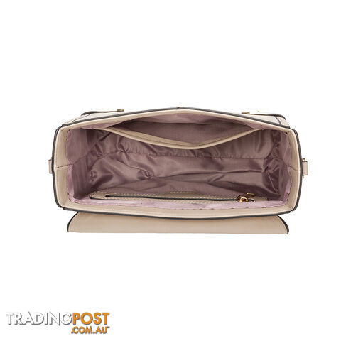 BINA Tan Womens Satchel Everyday Handbag - photo 2 of 4