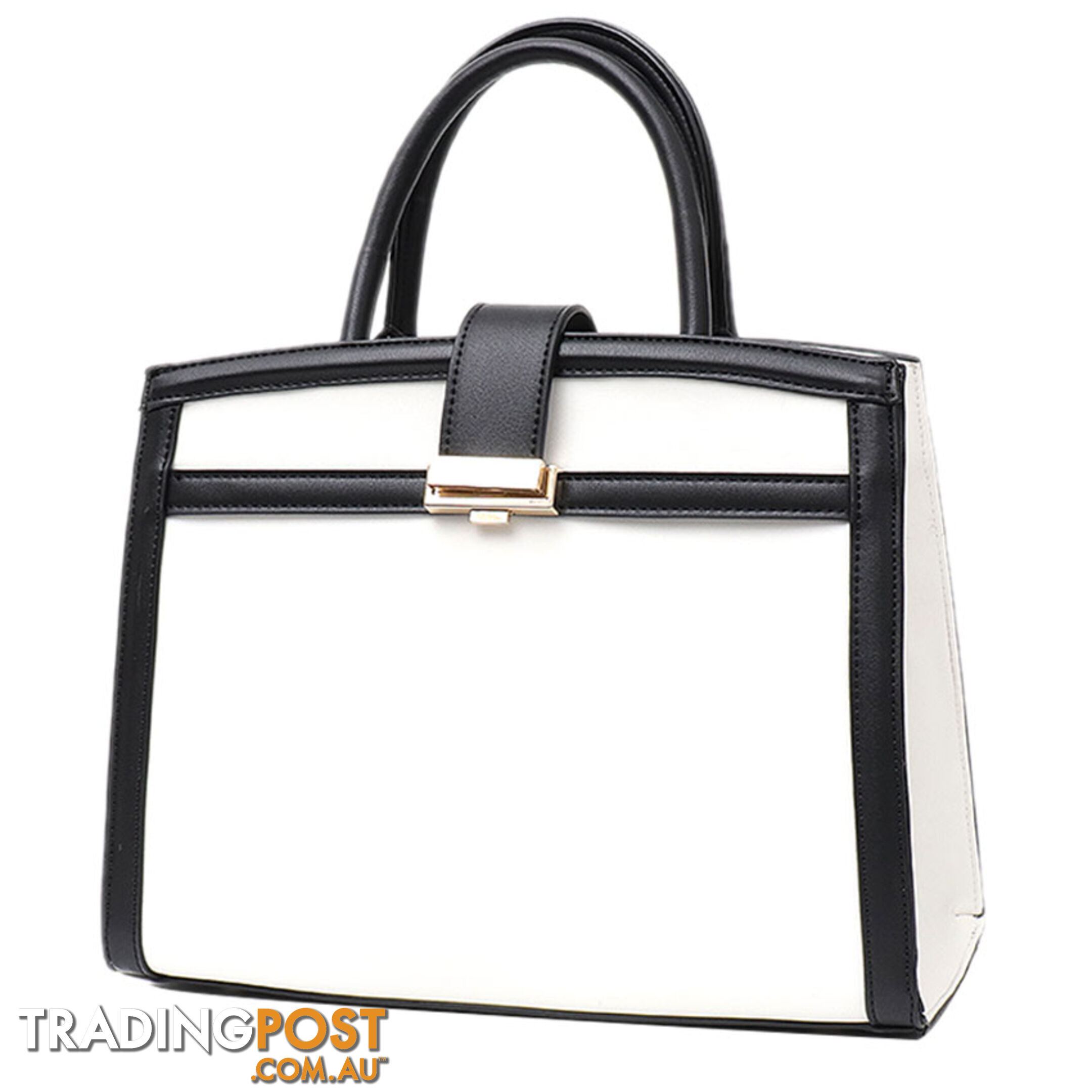 BINKO BLACK FAUX LEATHER WOMENS HANDBAG