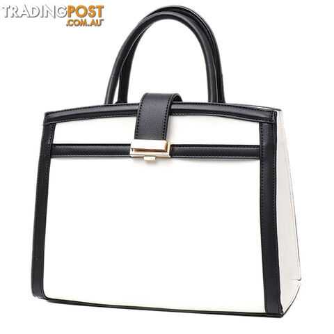 BINKO BLACK FAUX LEATHER WOMENS HANDBAG