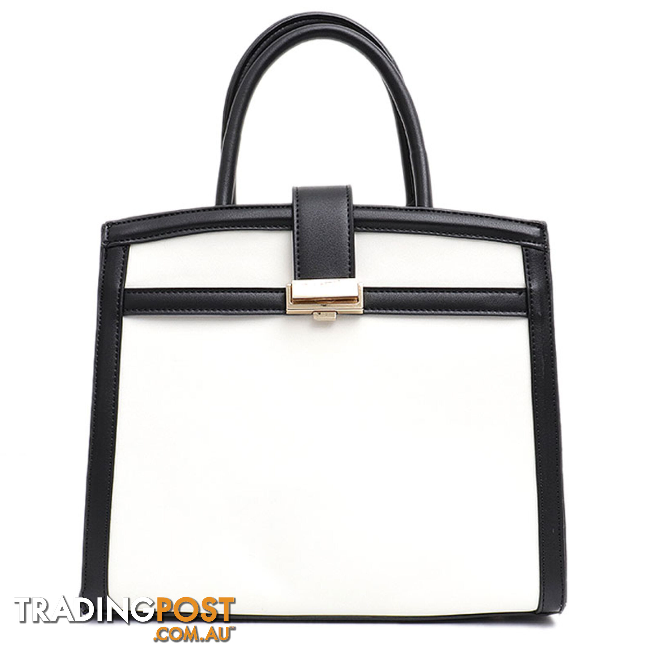 BINKO BLACK FAUX LEATHER WOMENS HANDBAG