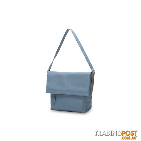 SKYLER Blue Genuine Leather Handbag