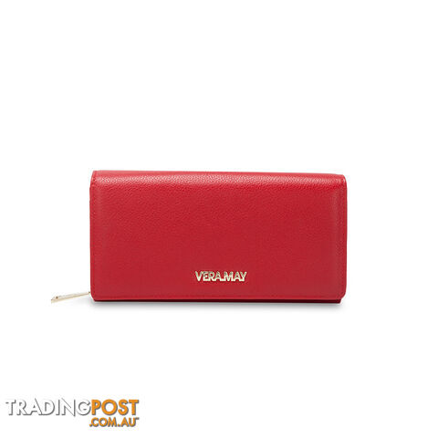 LW3LS Red Genuine Leather Wallet