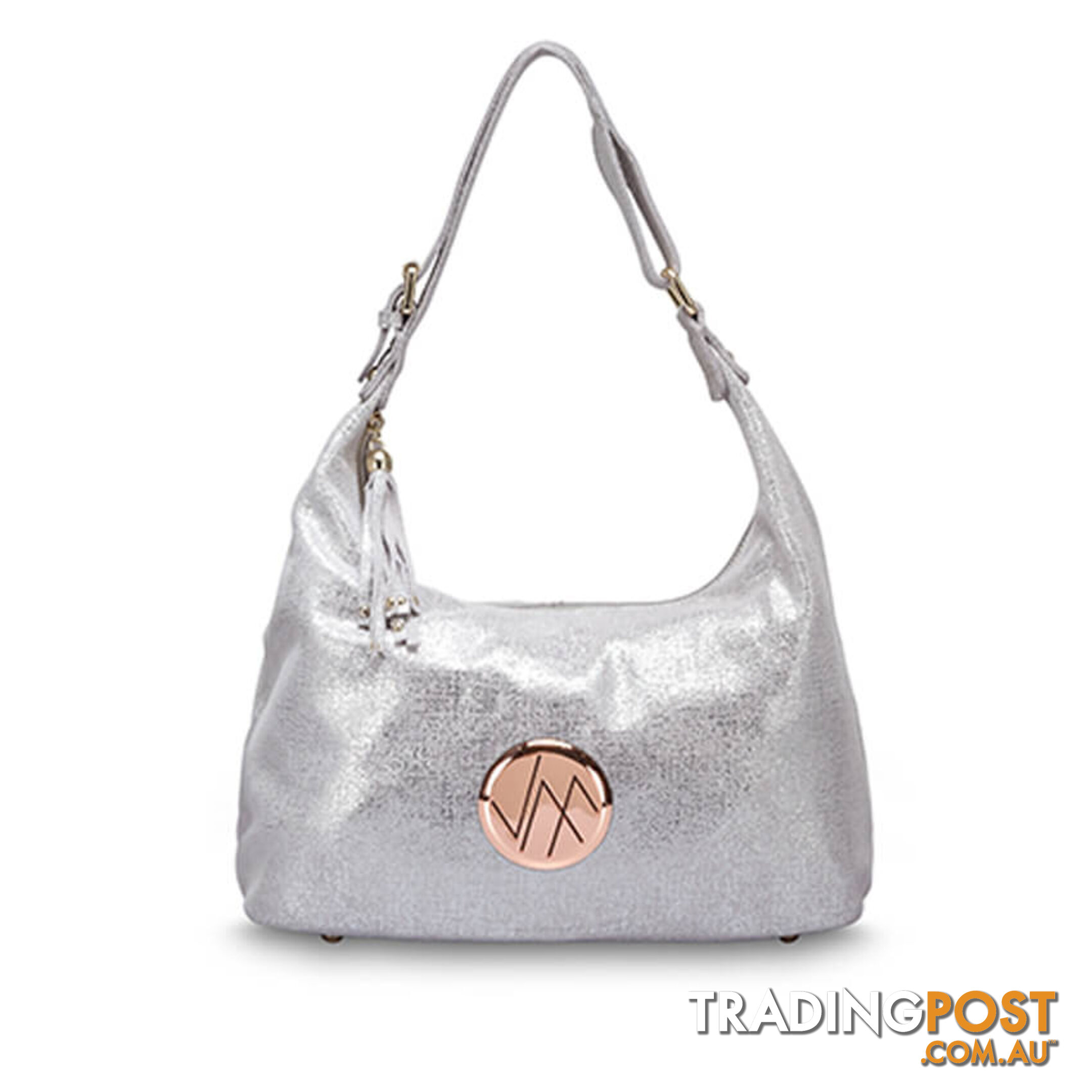 ERIKA Silver Women Handbag