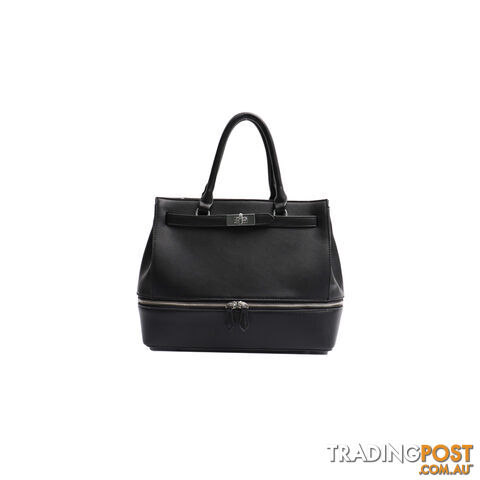 CATH BLACK VEGAN LEATHER LADIES HANDBAG