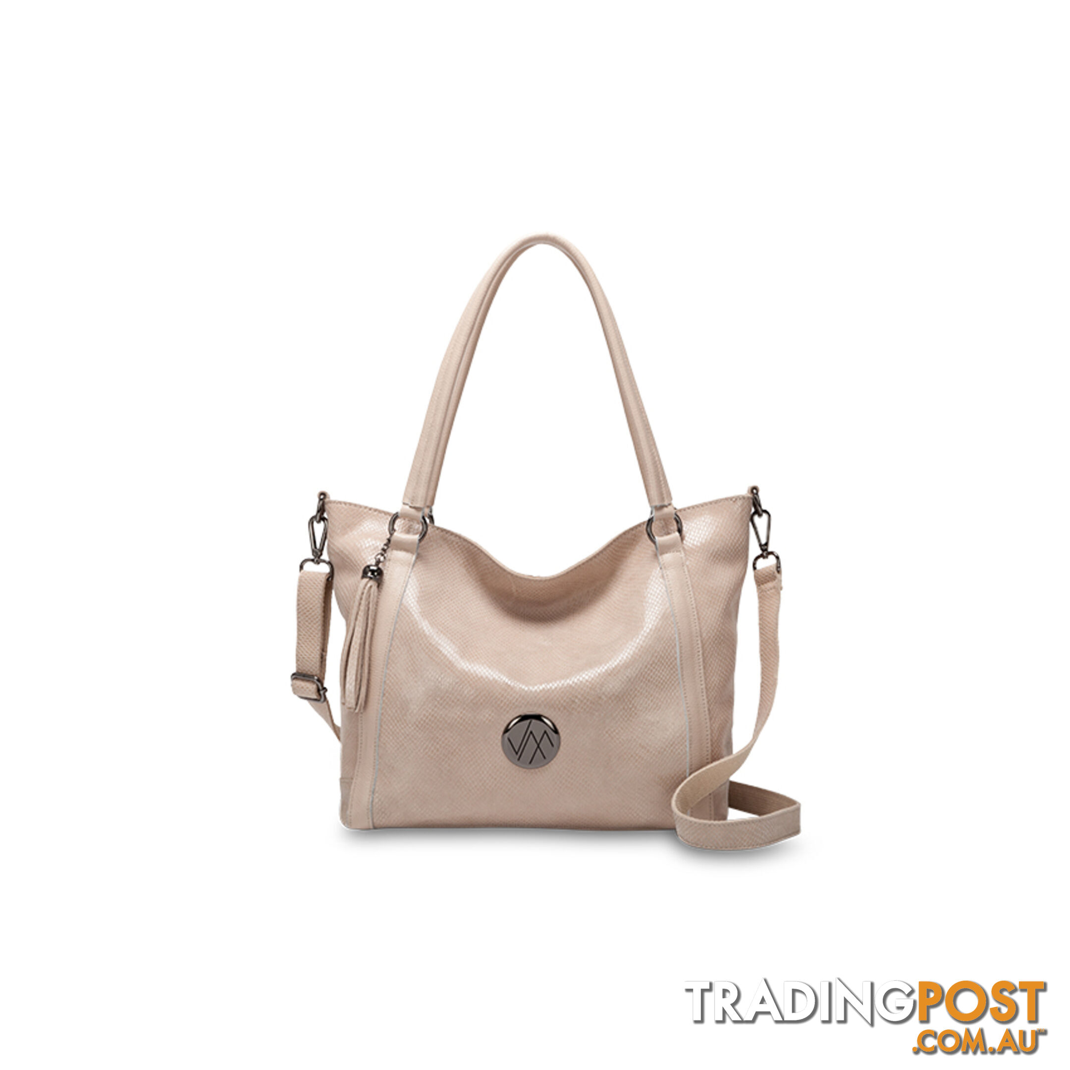 TOSCA Natural Womens Genuine Leather Tote Bag