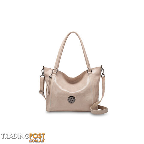 TOSCA Natural Womens Genuine Leather Tote Bag