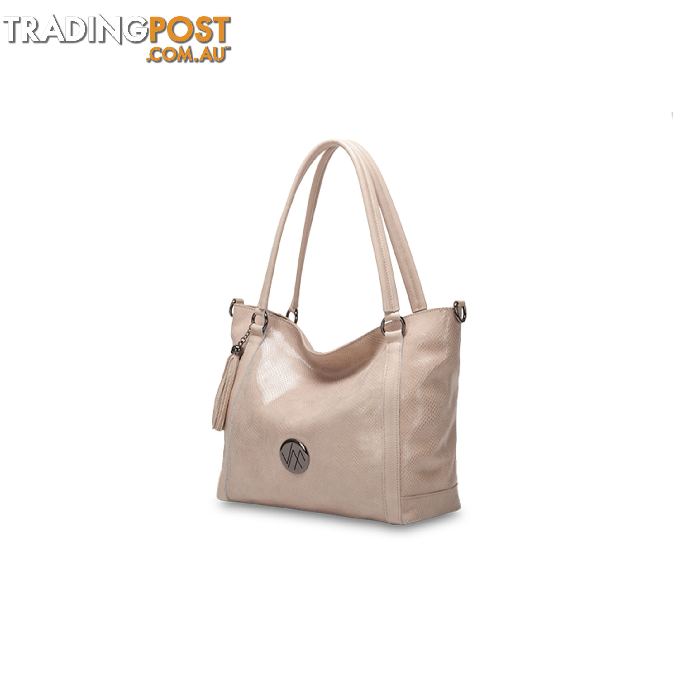 TOSCA Natural Womens Genuine Leather Tote Bag