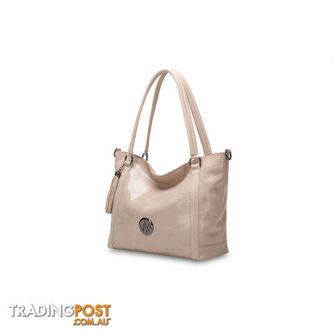 TOSCA Natural Womens Genuine Leather Tote Bag