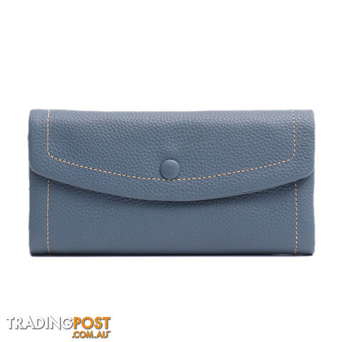 NONIE BLUE GENUINE LEATHER LADIES WALLET