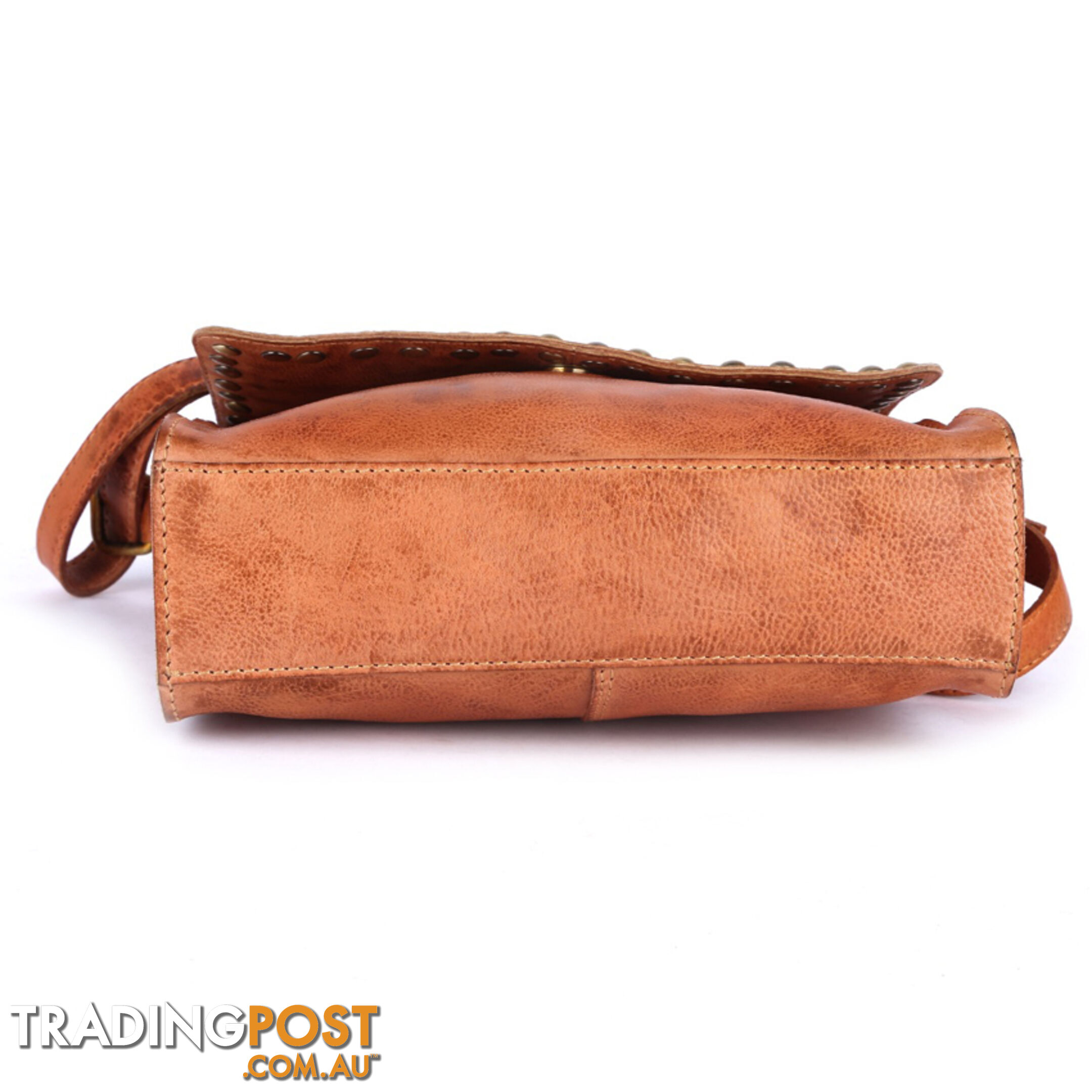 WIGGINS TAN GENUINE LEATHER LADIES HANDBAG