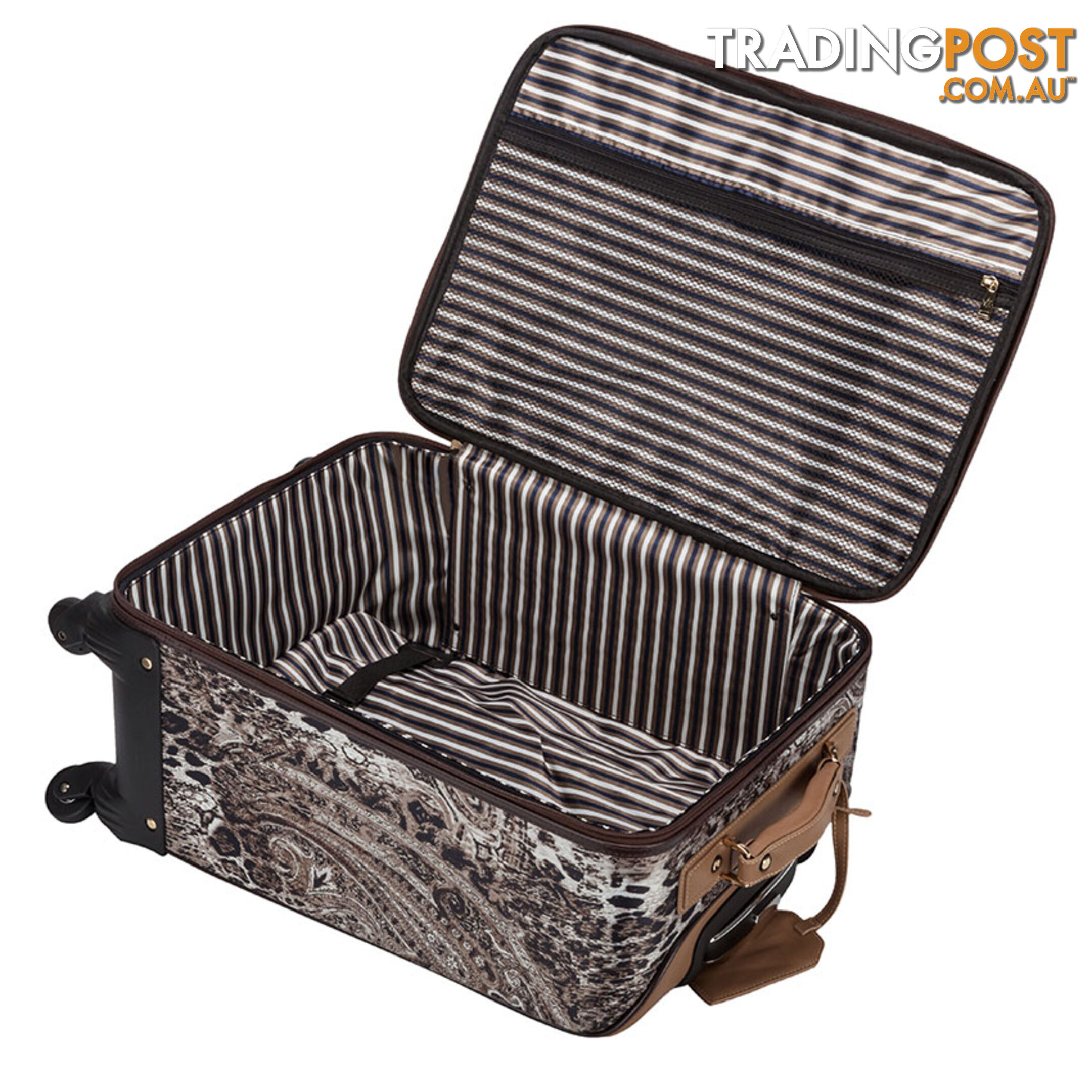 Broome Leopard Trolley Travel Bag