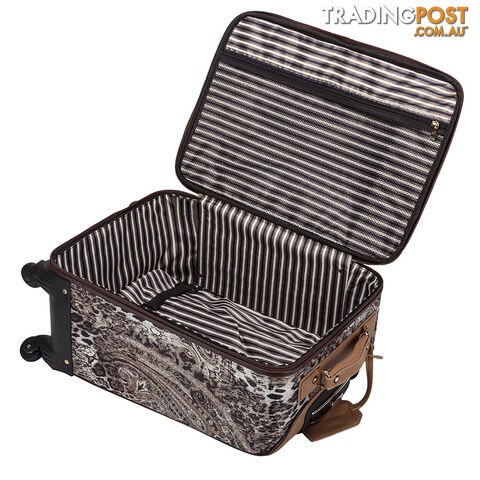 Broome Leopard Trolley Travel Bag