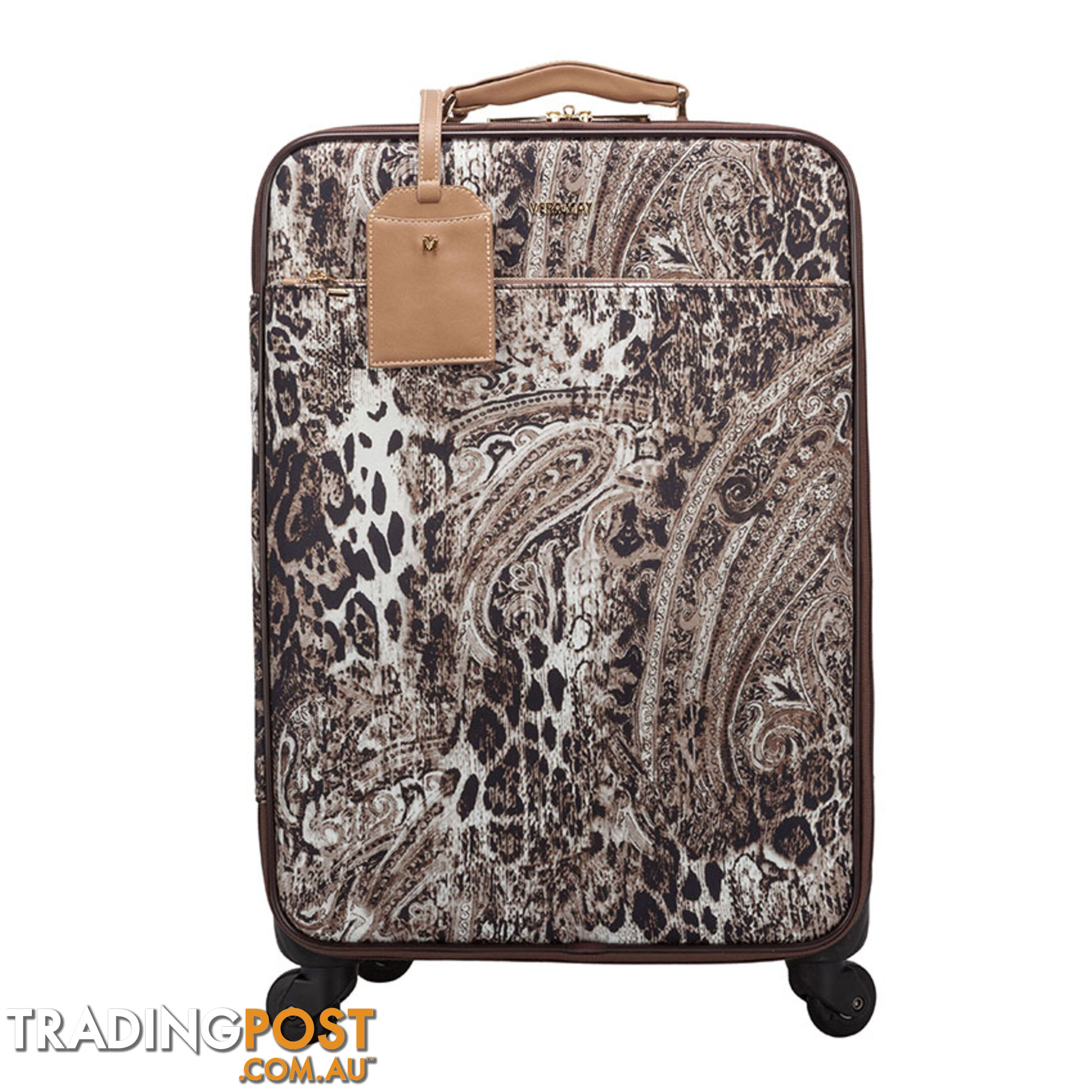 Broome Leopard Trolley Travel Bag