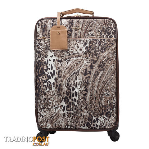 Broome Leopard Trolley Travel Bag