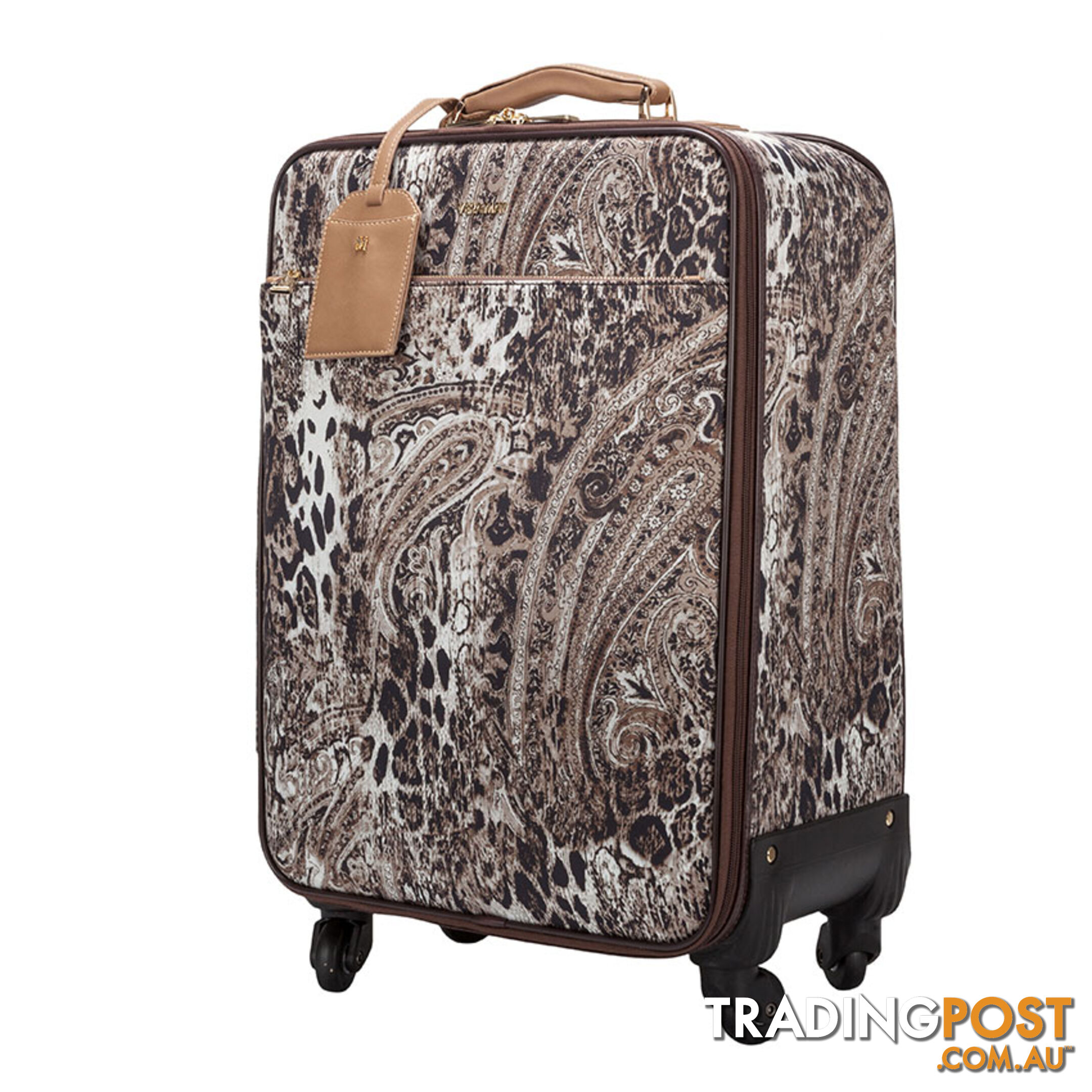 Broome Leopard Trolley Travel Bag