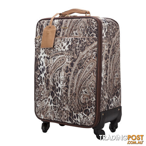 Broome Leopard Trolley Travel Bag