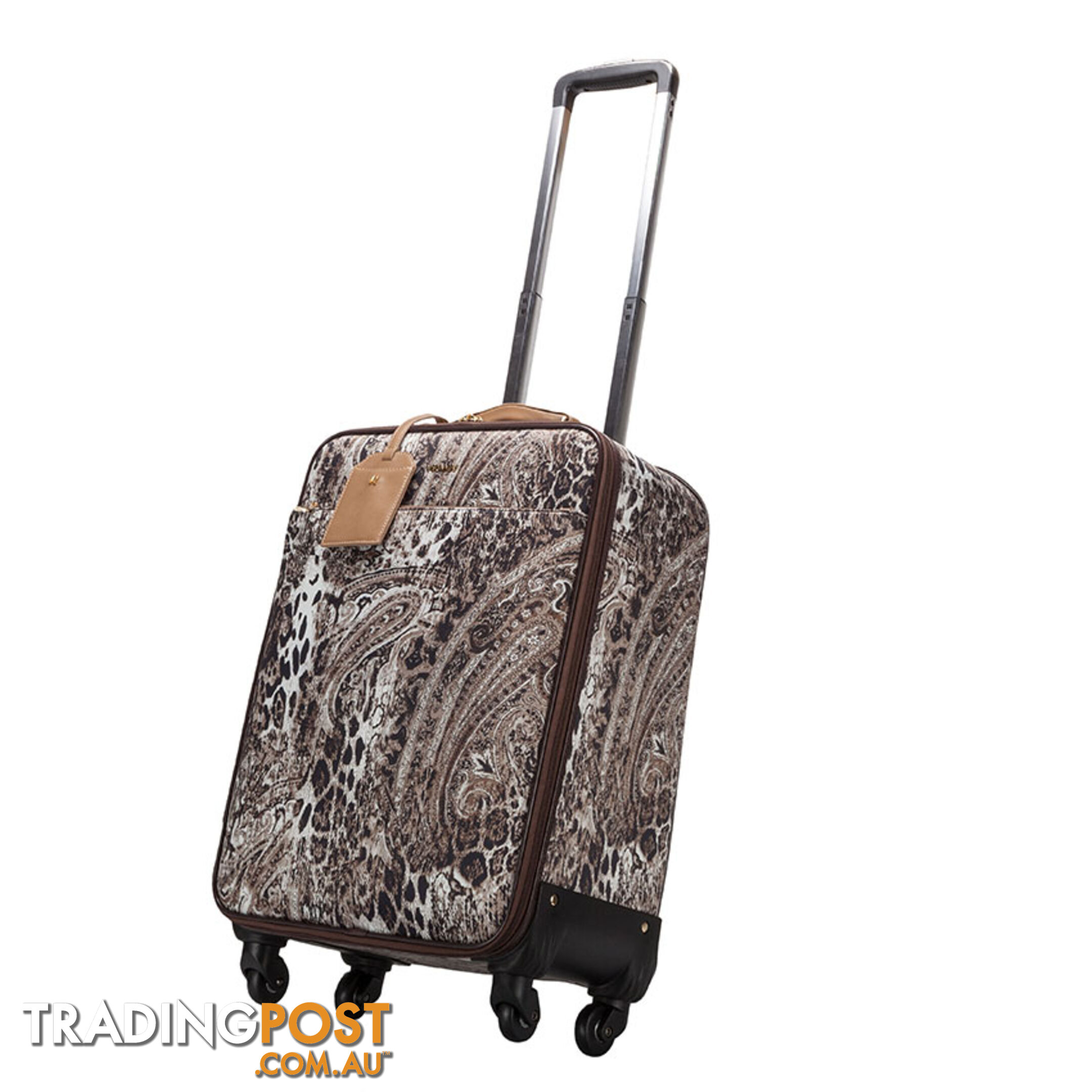 Broome Leopard Trolley Travel Bag