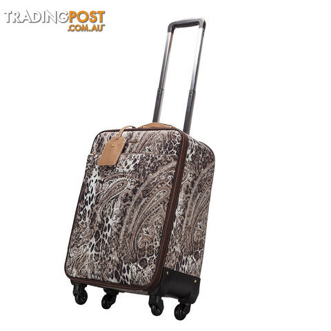 Broome Leopard Trolley Travel Bag