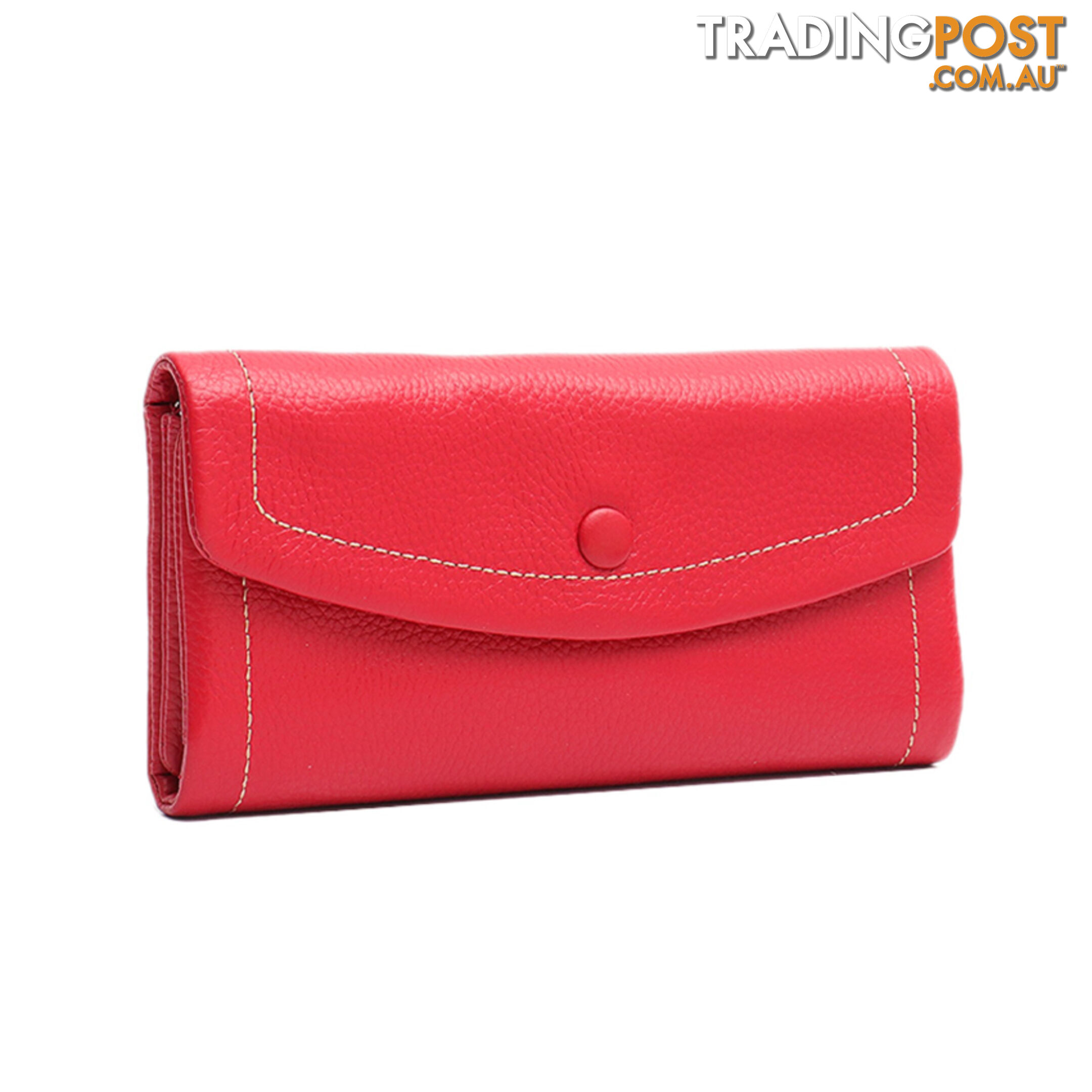 NONIE RED GENUINE LEATHER LADIES WALLET