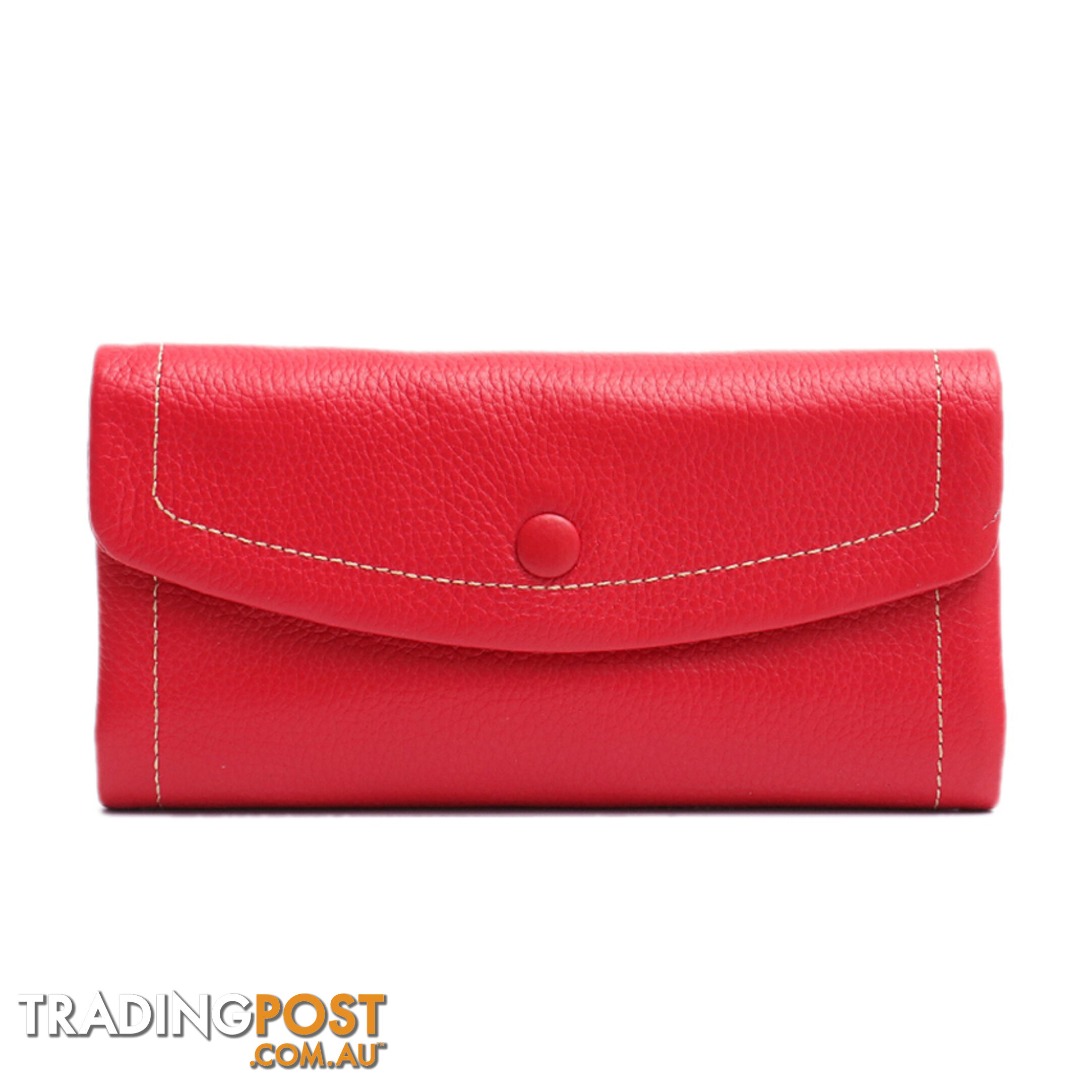 NONIE RED GENUINE LEATHER LADIES WALLET