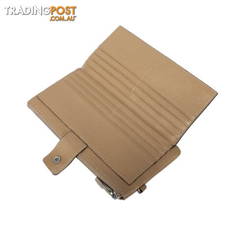 TORO Beige Womens Soft Genuine Leather Wallet - photo 2 of 3