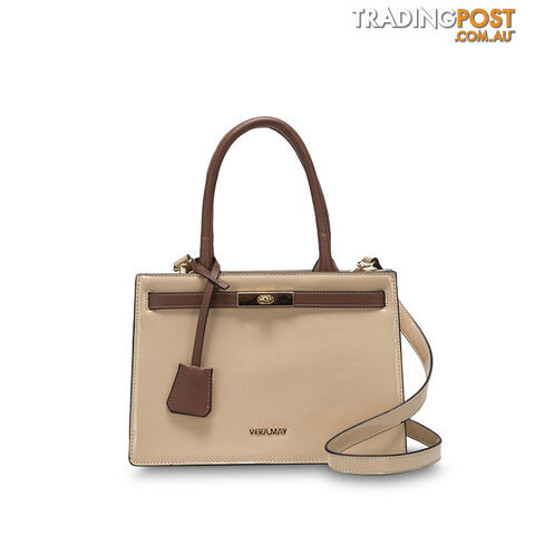 BLAKE Natural Patent Luxe Designer Womens Handbag