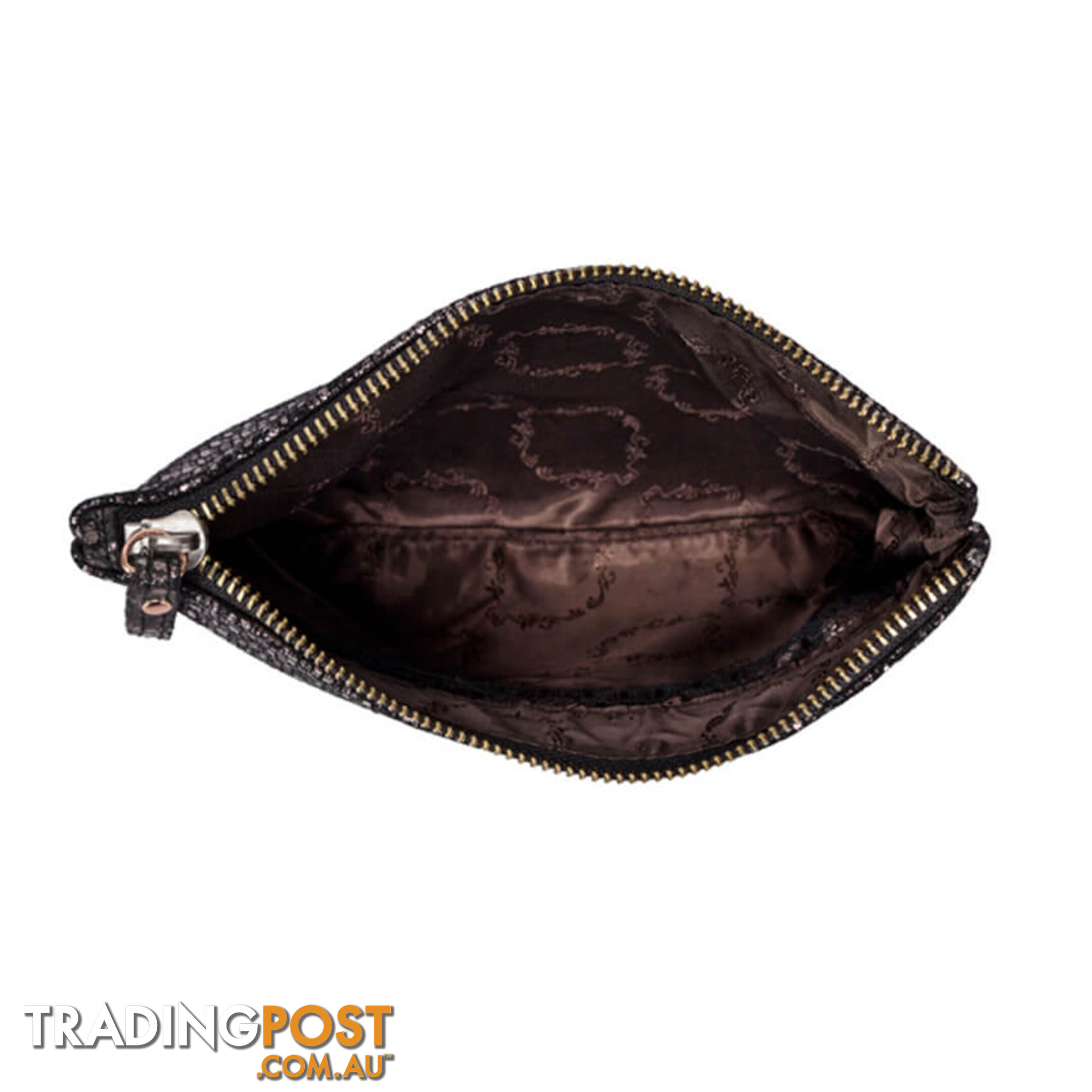 GIA Bronze Genuine Leather Clutch Bag