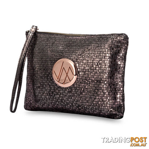 GIA Bronze Genuine Leather Clutch Bag