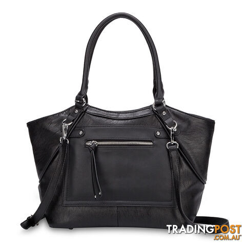 Lunar Black Fashion Handbag Tote