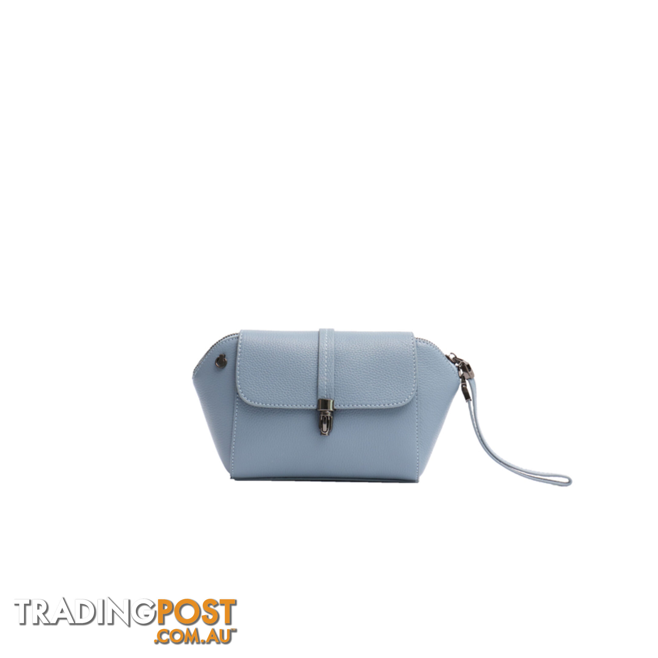 KARMEL BLUE GENUINE LEATHER LADIES SMALL HANDBAG