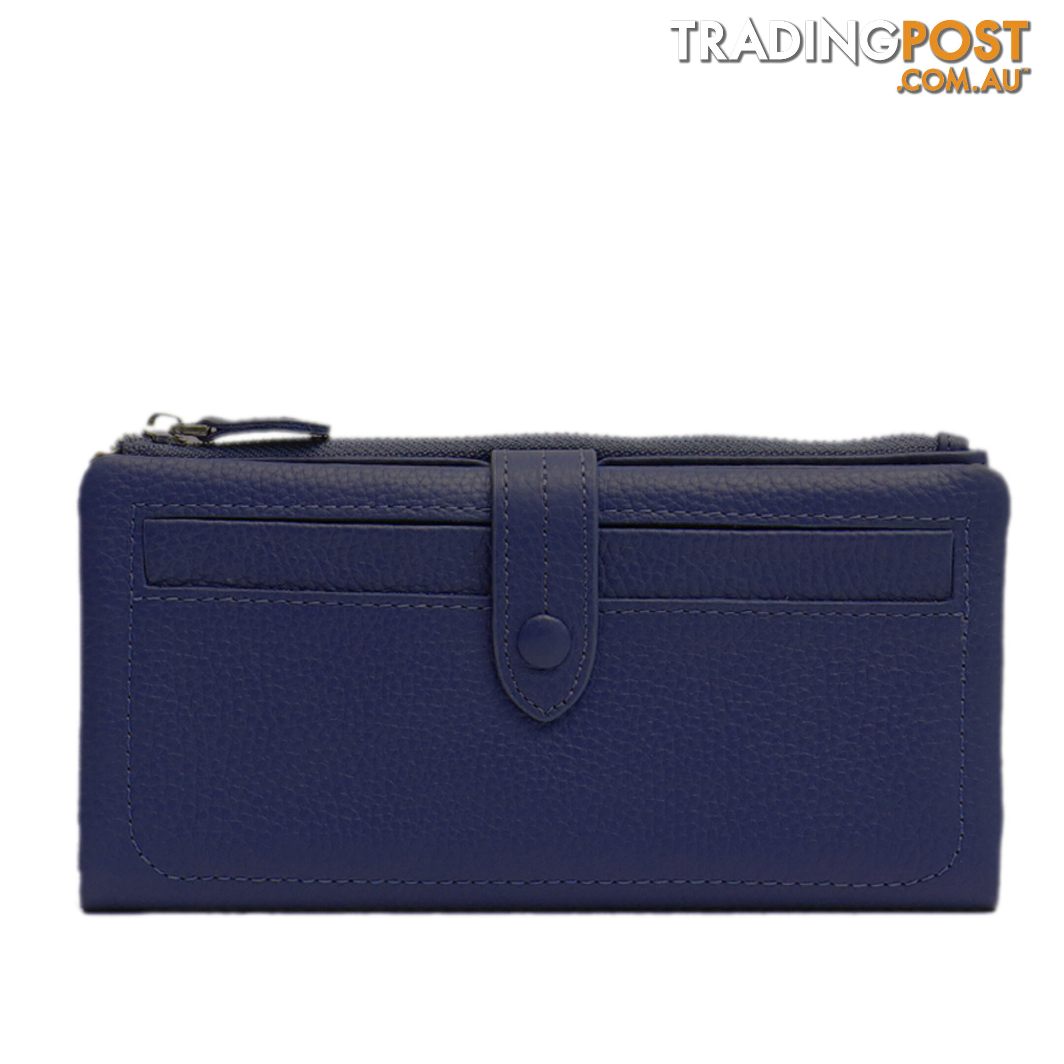 SAWYER Navy Blue Womens Leather Wallet