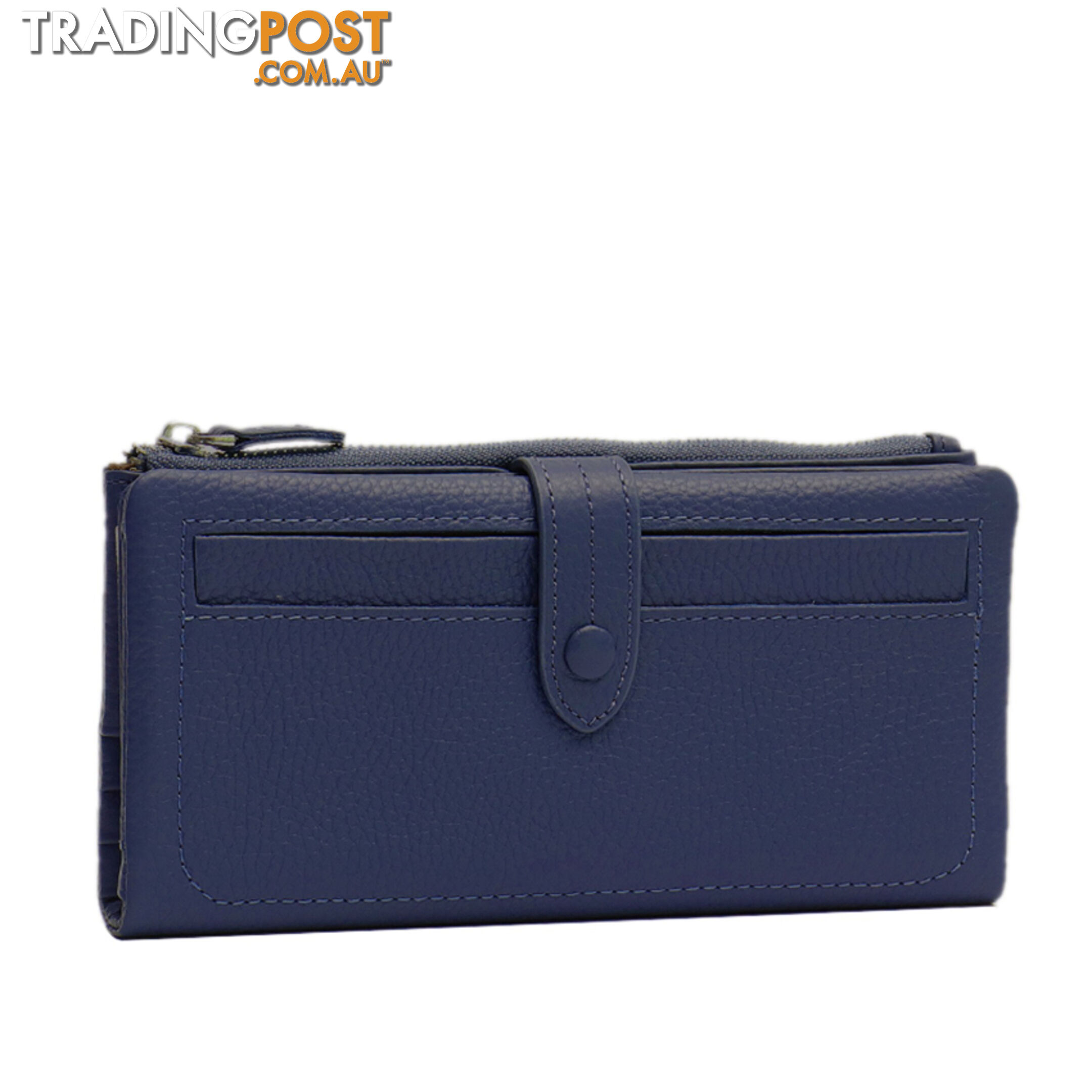 SAWYER Navy Blue Womens Leather Wallet