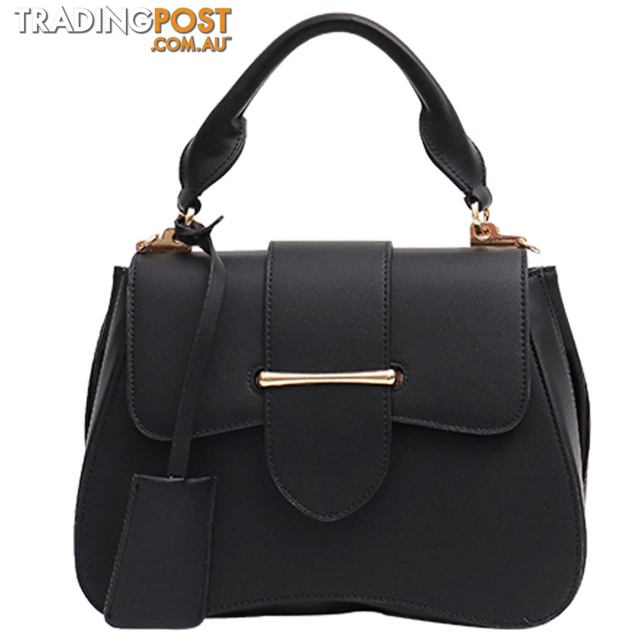 FREE BLACK VEGAN LEATHER WOMENS HANDBAG