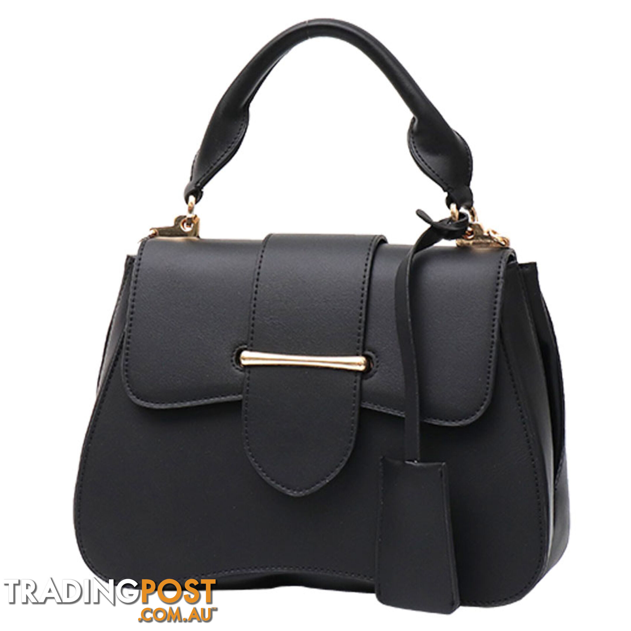 FREE BLACK VEGAN LEATHER WOMENS HANDBAG