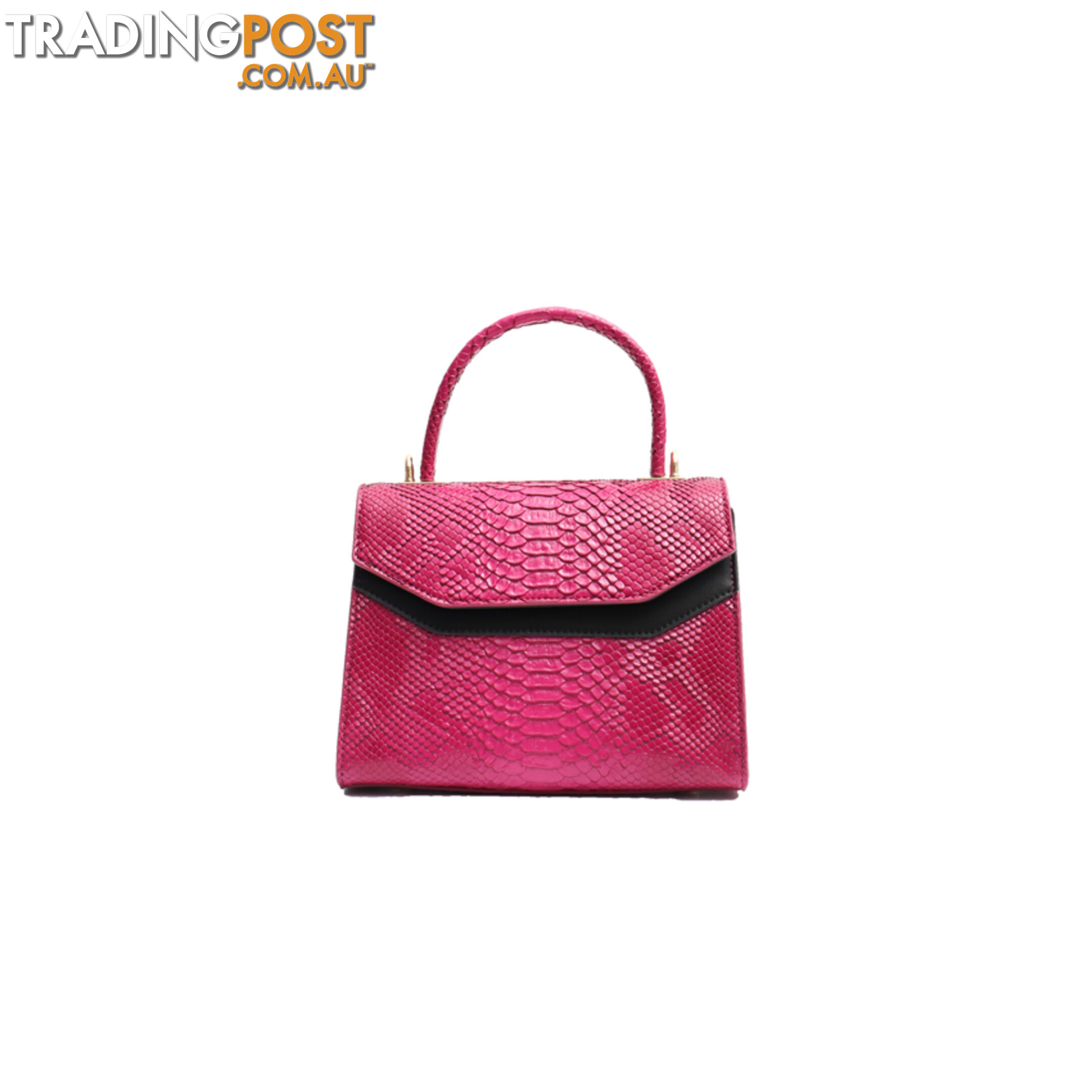 NYA FUSHIA PINK VEGAN LEATHER LADIES HANDBAG