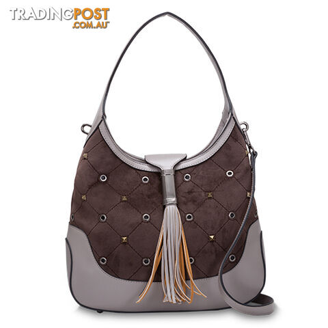 ORIA Grey Handbag