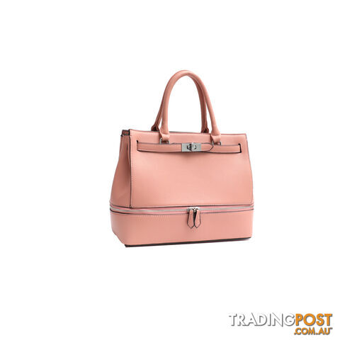 CATH PINK VEGAN LEATHER LADIES HANDBAG