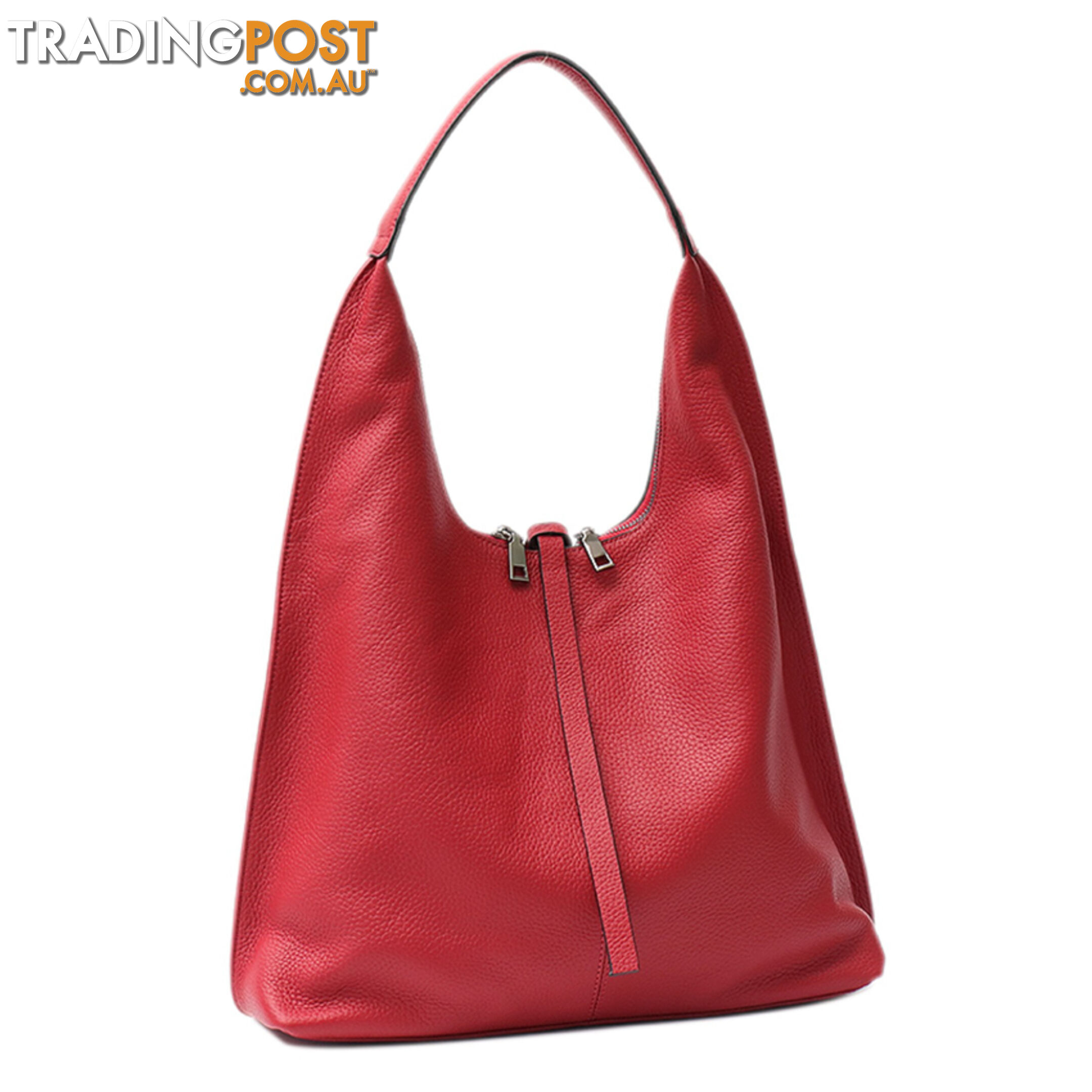 ANNIE RED GENUINE LEATHER LADIES HANDBAG