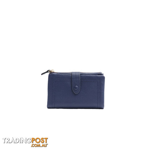 KYM BLUE GENUINE LEATHER LADIES SMALL WALLET