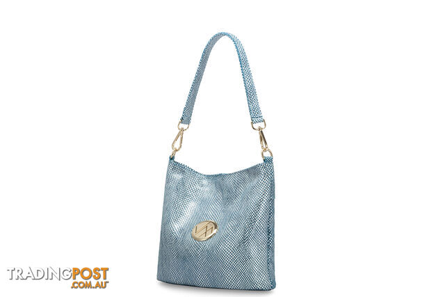 HIBAH BLUE GENUINE LEATHER BAG