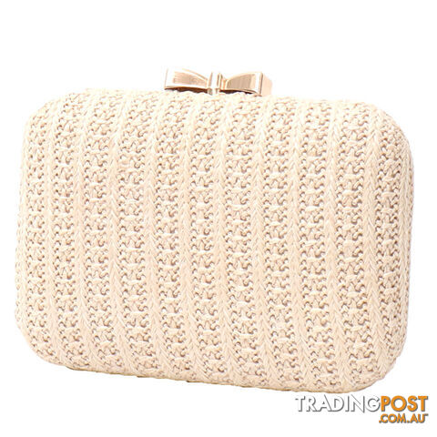 CHARMING CREAM WOMEN'S CLUTCH BAG