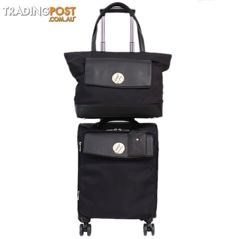 IRELAND SHOULDER BAG AND TROLLEY TRAVEL BAG SET