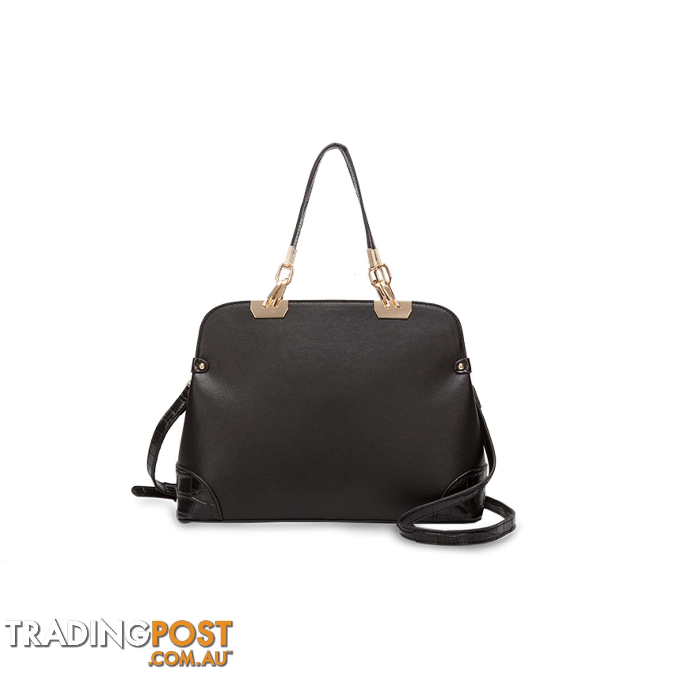 DOMANI Black Womens Classic  Handbag