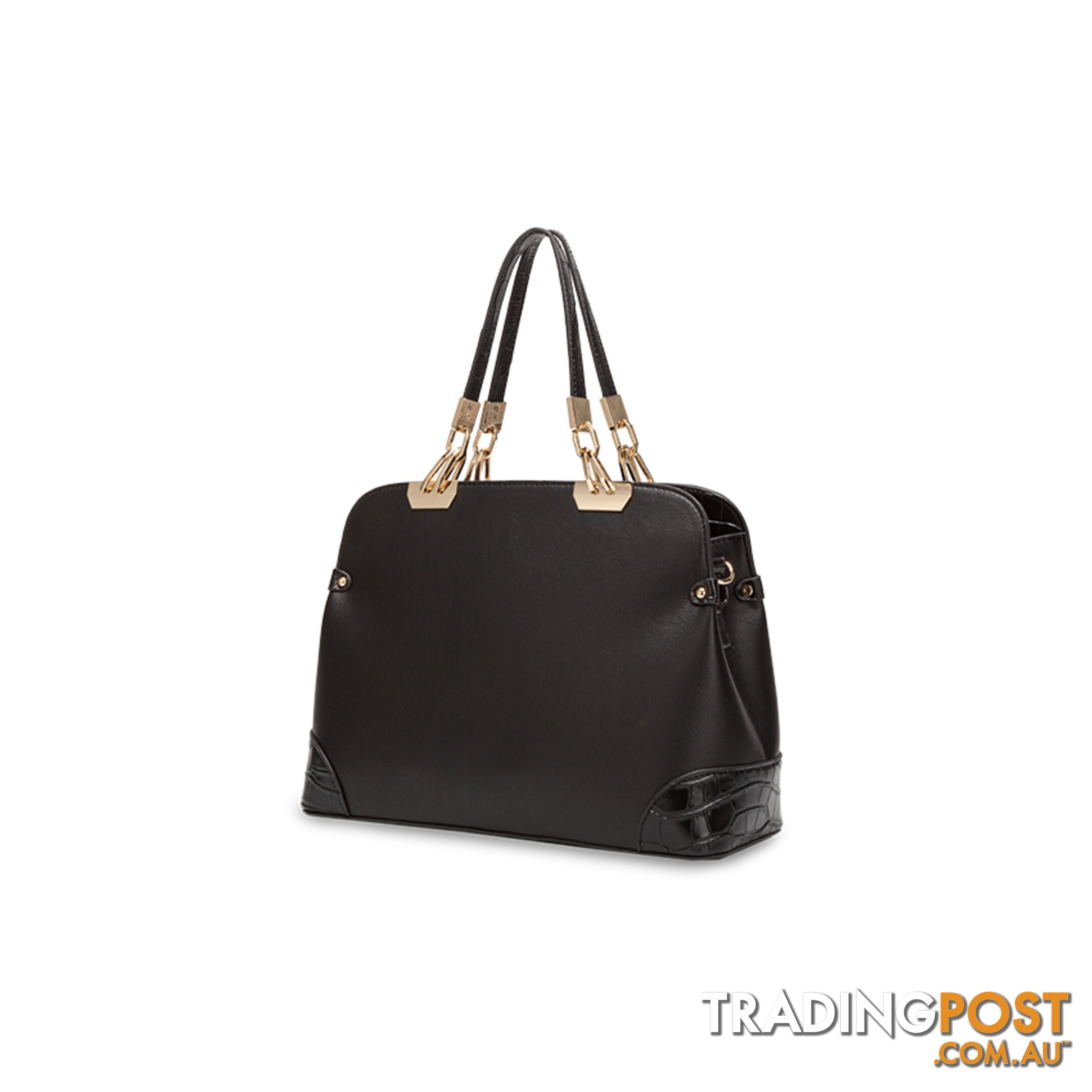 DOMANI Black Womens Classic  Handbag